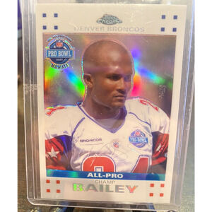 2007 Topps‎ Chrome Champ Bailey All Pro White Refractor #224/869
